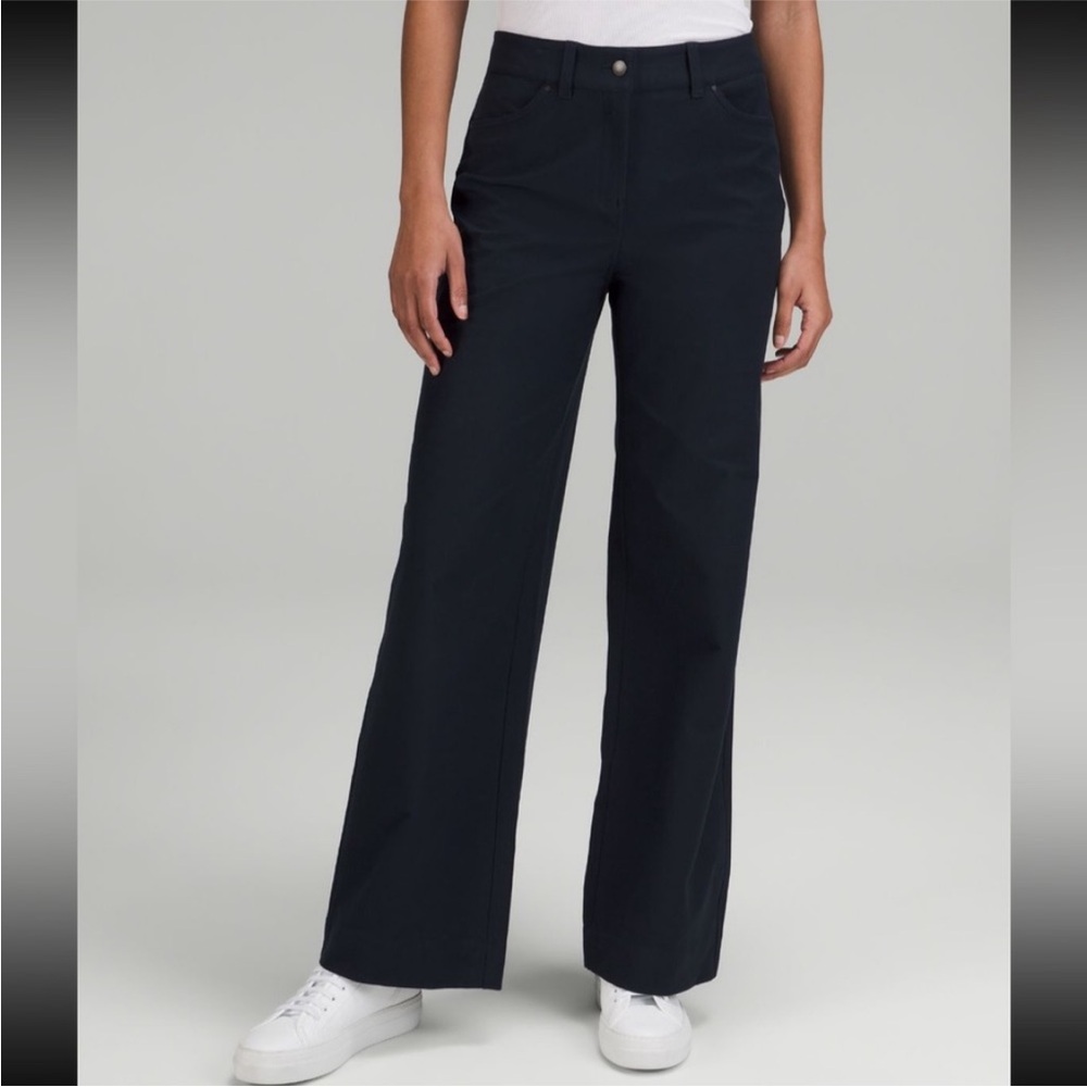 lululemon athletica wide leg Black Trousers